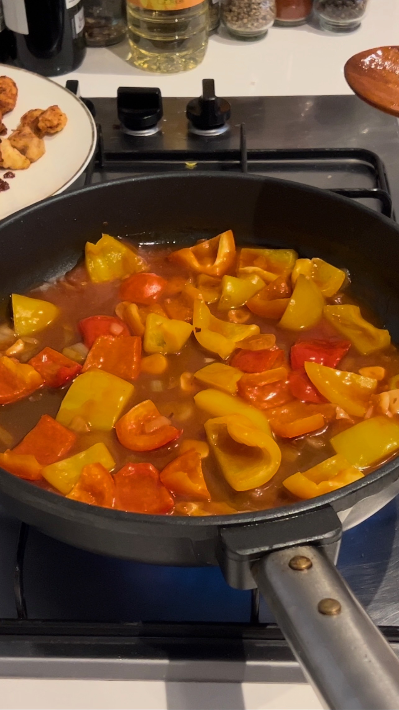 sweet and sour sauce stir fry