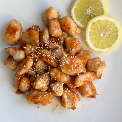 Chinese lemon chicken recipe with homemade sauce